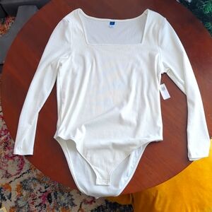 2x square neck bodysuit